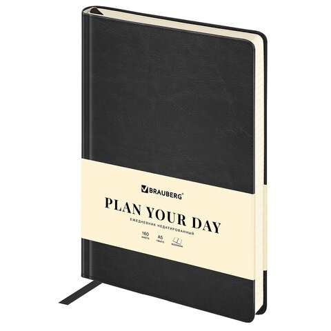 Ежедневник недатированный А5 Brauberg Status 160 листов 113361 , 